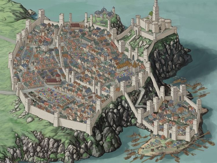Tar'Eddan, ciudad del juego de rol educativo Leryenne
