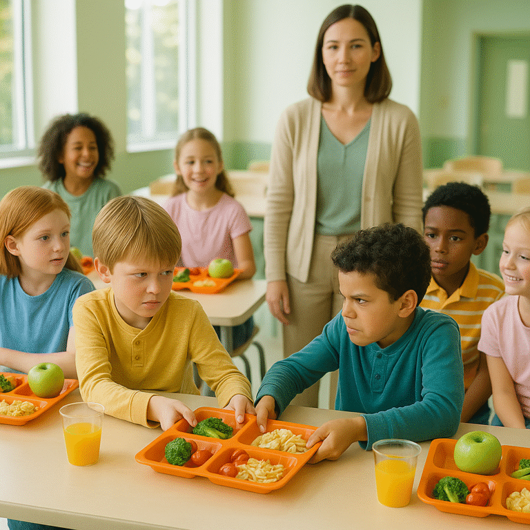 conflictos en el comedor escolar