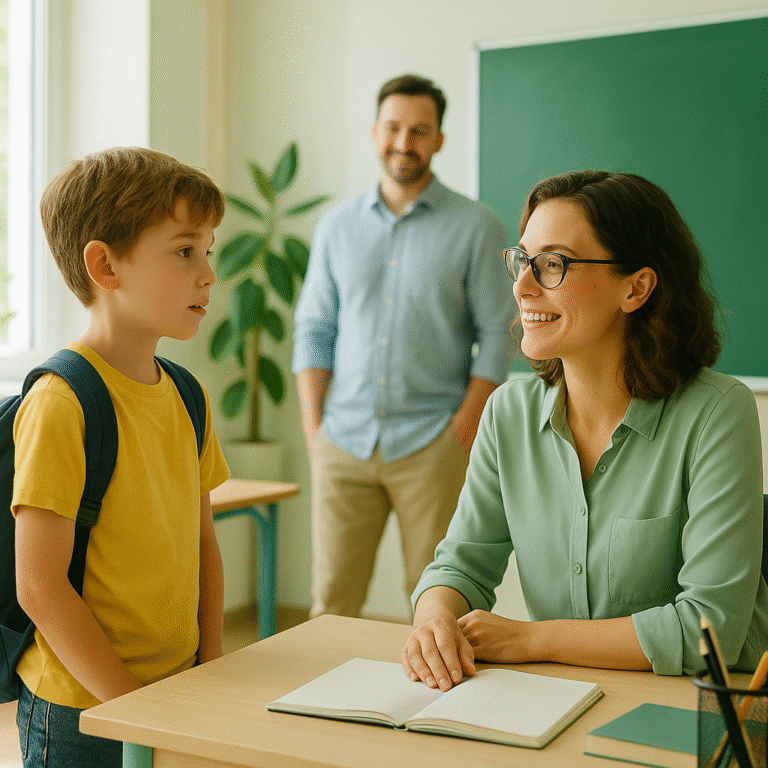 hablar con el profesor de mi hijo queja